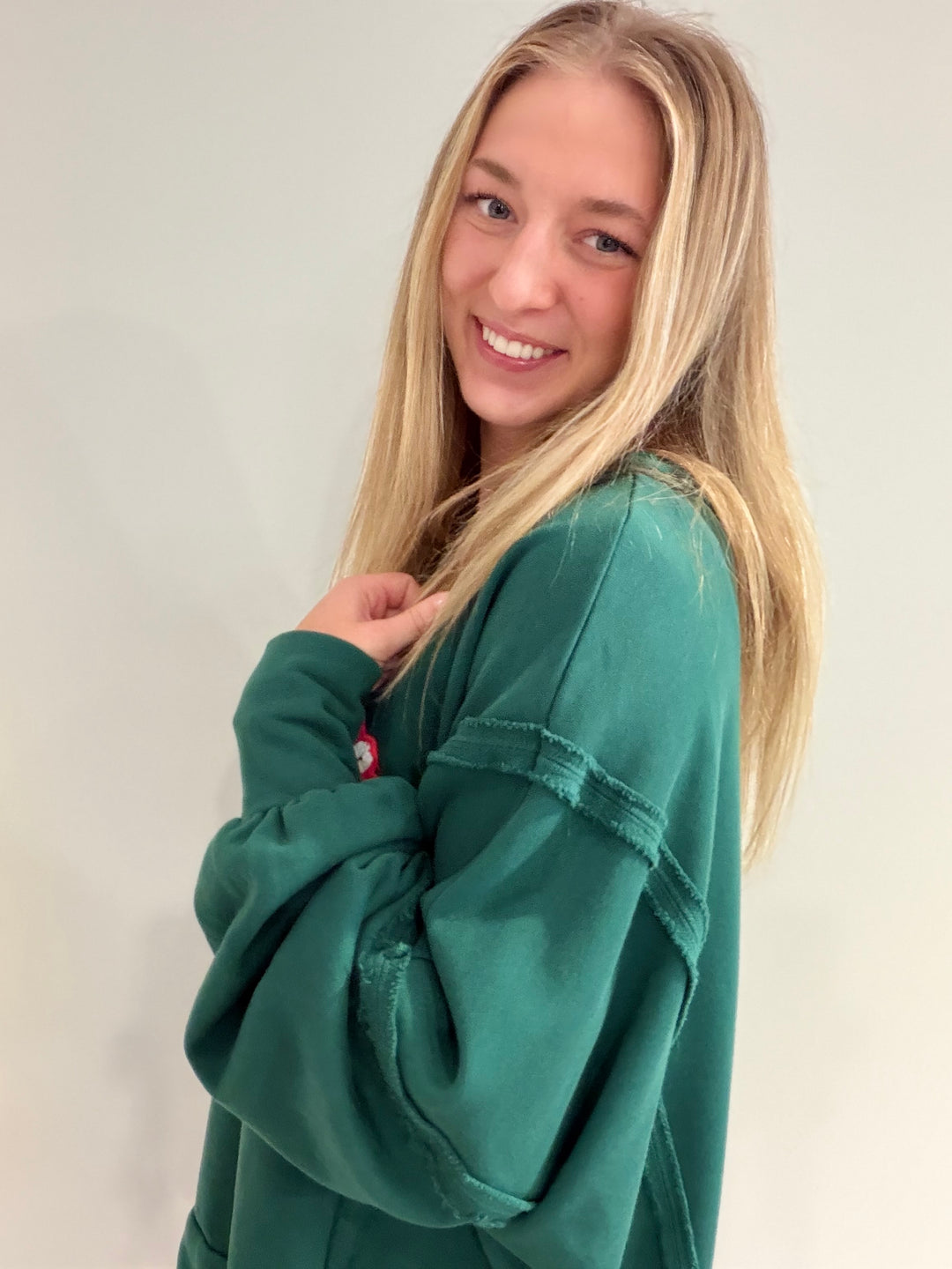 Christmas Patch Sweatshirt
