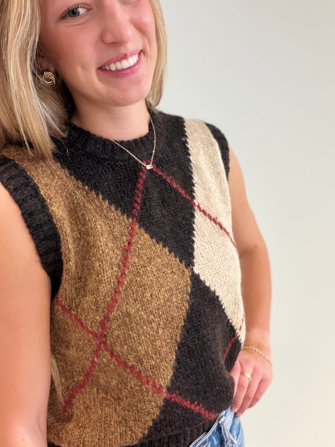 Fall Golf Sweater Vest