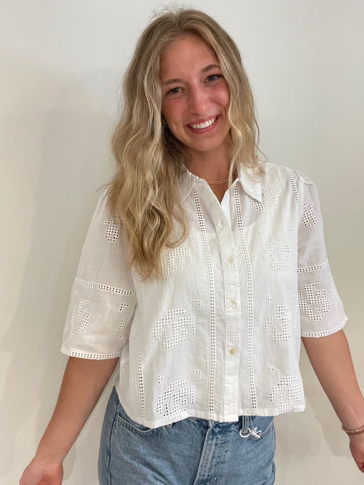 Ember Lane Button Up Top
