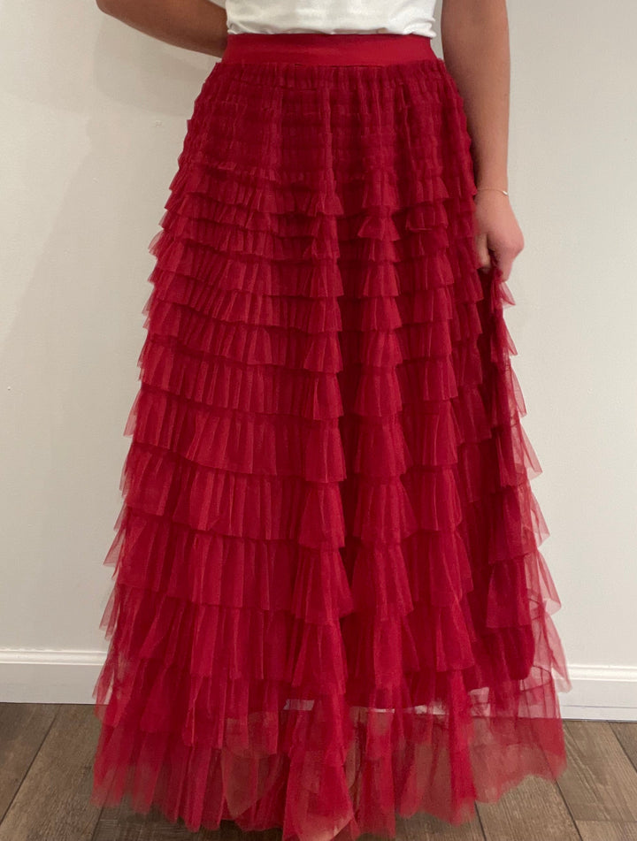 Ruffled Maxi