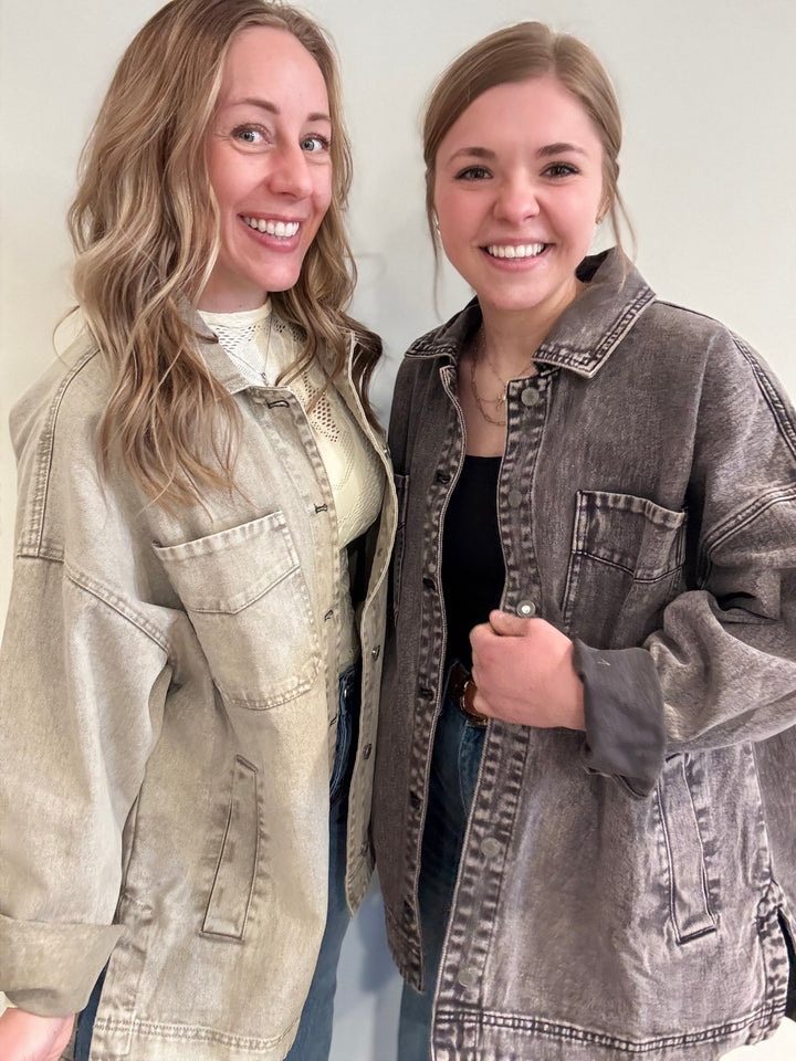 Washed Denim Jacket