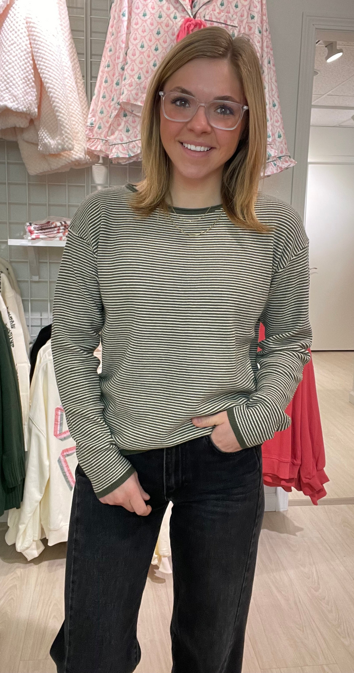 Mini Waffle Textured Sweater