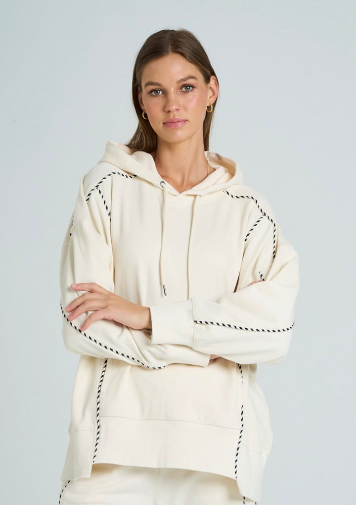 Corded Seams Hoodie