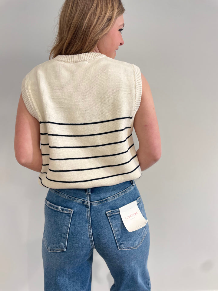 Striped Sweater Tank