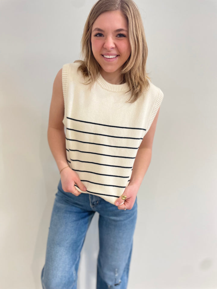 Striped Sweater Tank