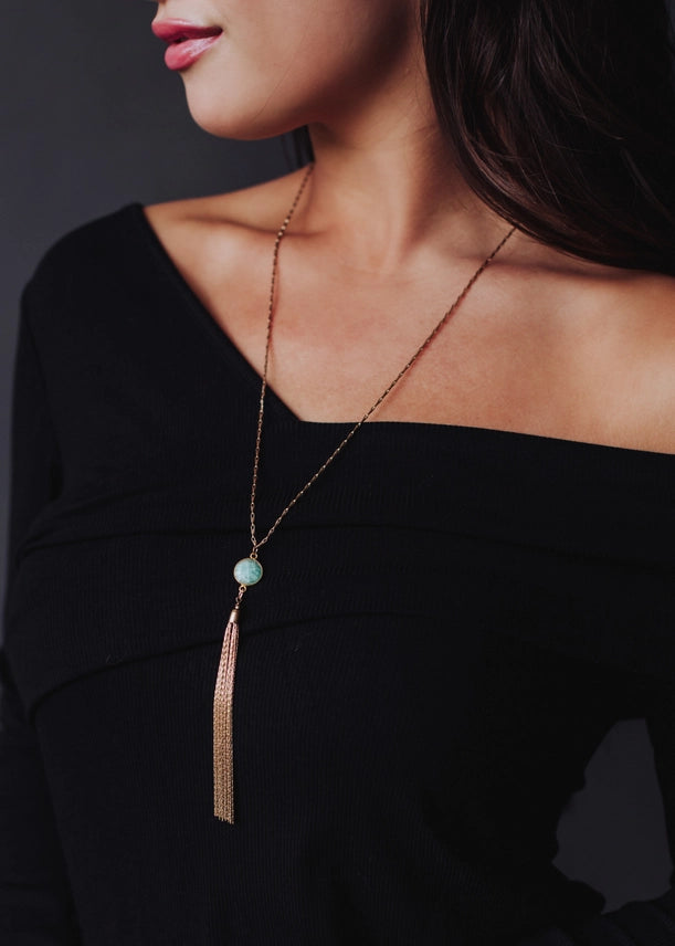 Long Necklace with Pendant