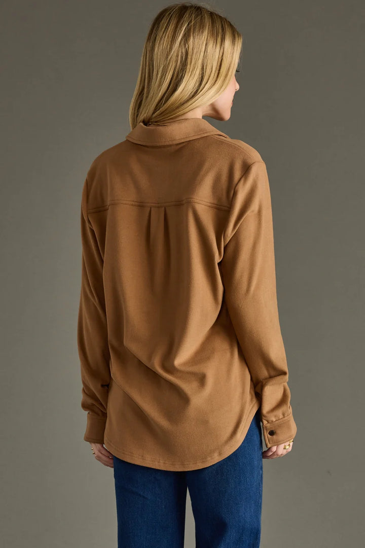 Mindi Super Soft Button Up