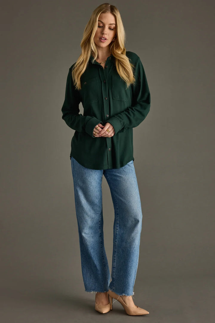 Mindi Super Soft Button Up