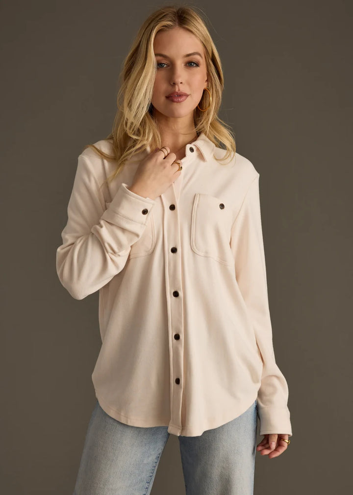 Mindi Super Soft Button Up