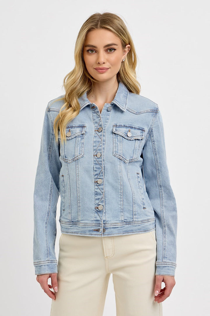 Violet Denim Jacket