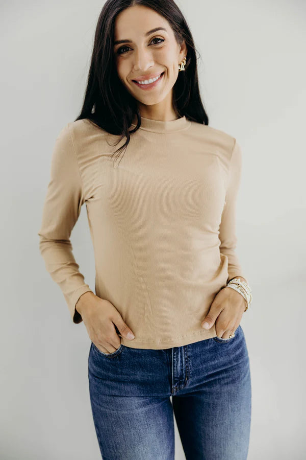 Long Sleeve Mockneck