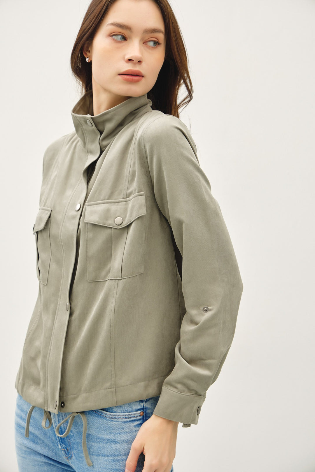 Cropped Safari Jacket