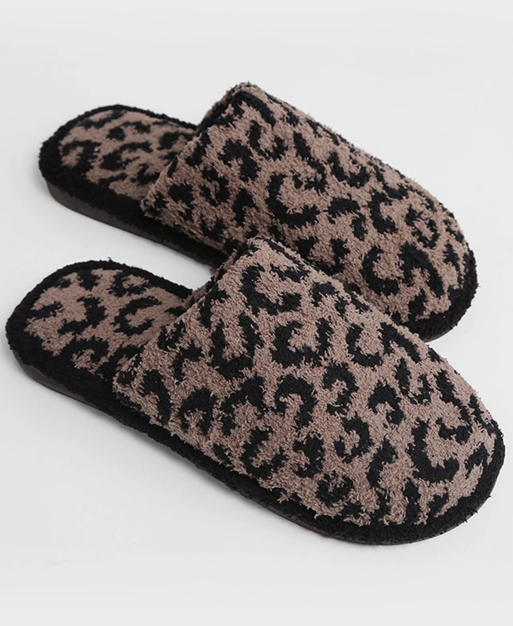 Leopard Slippers