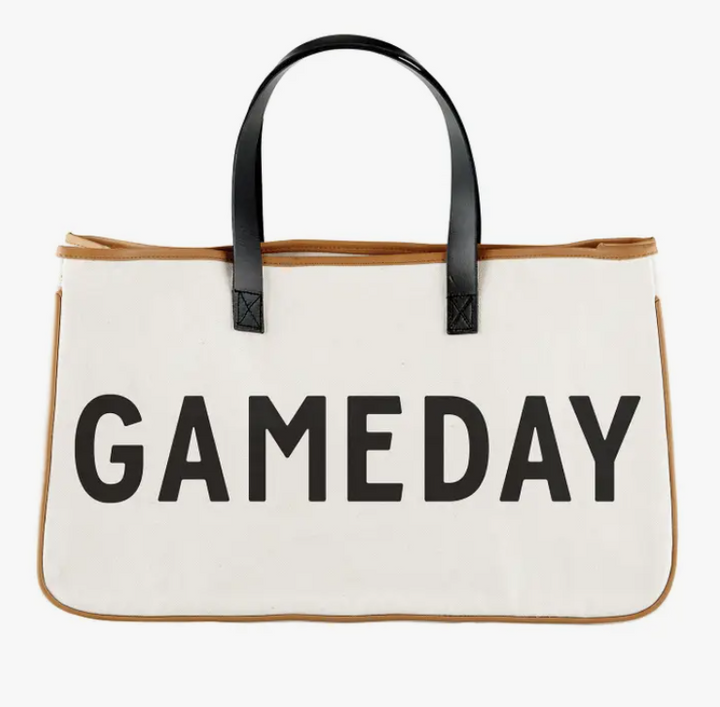 Game Day Canvas Tote