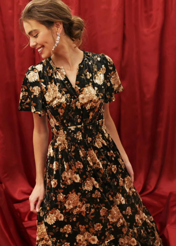 Vintage Flower Dress