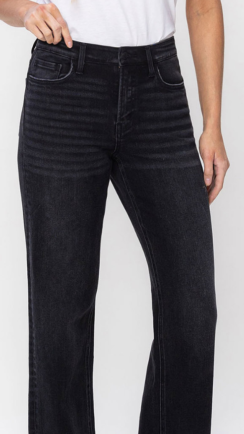 90'S High Rise Slim Wide Leg Jean (Joe Jean)