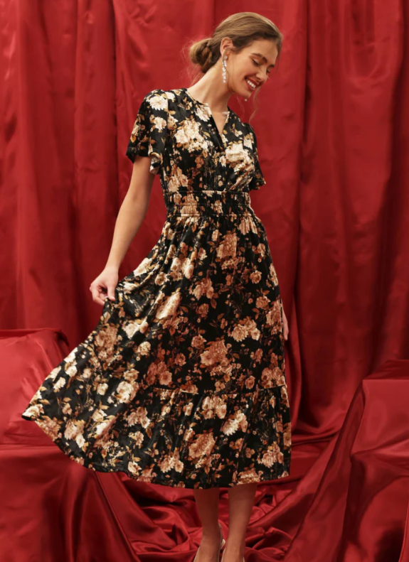 Vintage Flower Dress