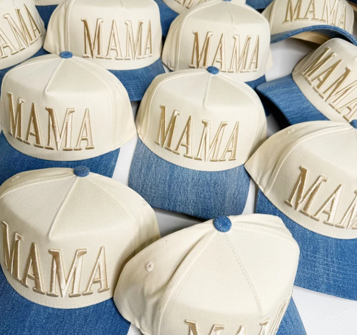 Denim MAMA Hat