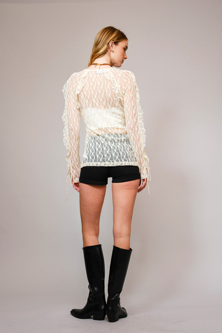 Lisa Ruffle Blouse