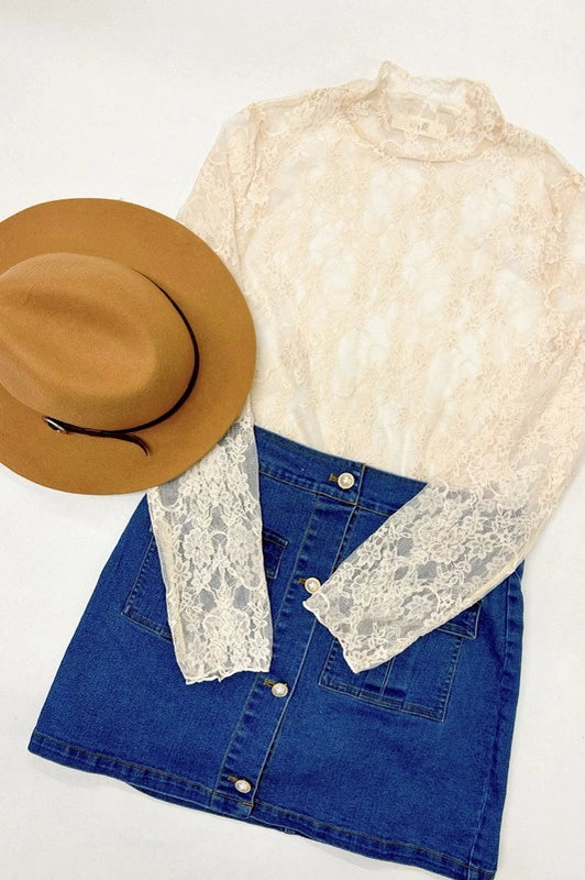 Floral Lace Top