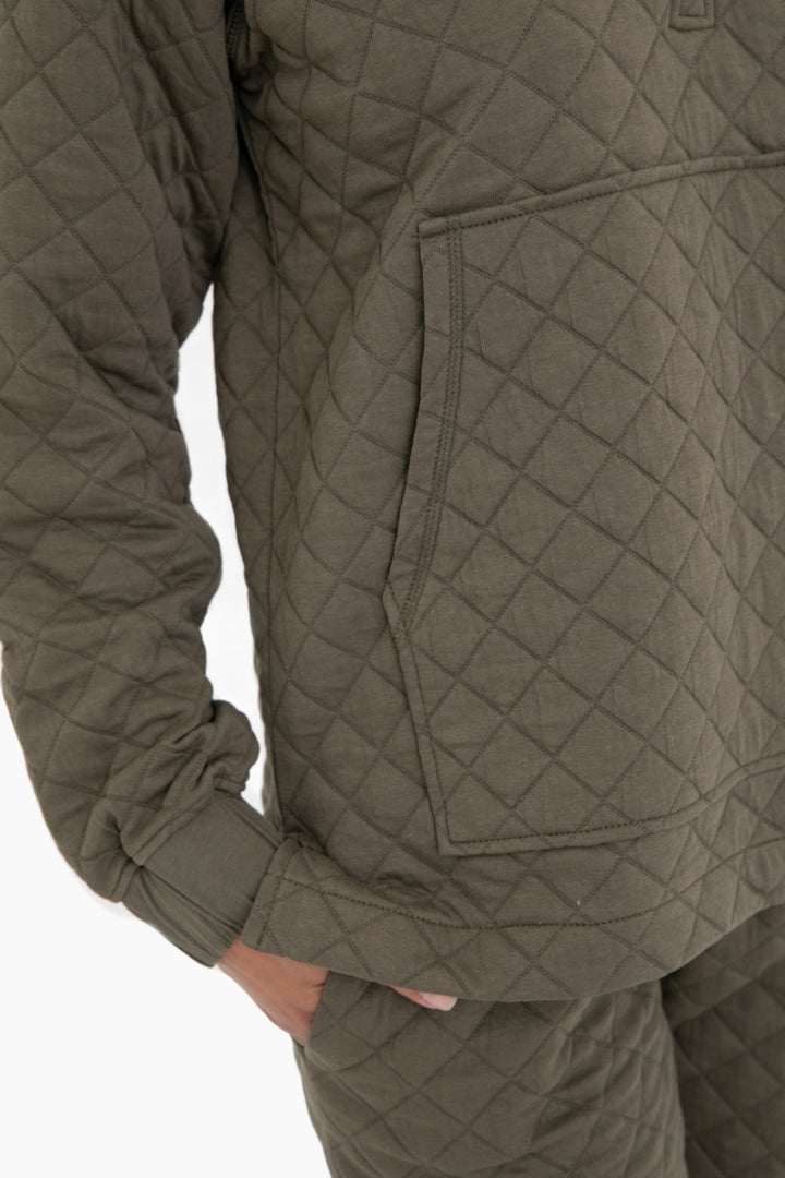 Quilted Pullover