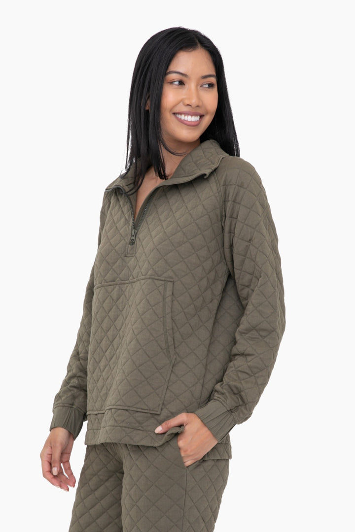 Quilted Pullover