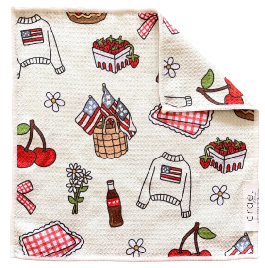 crae washcloth : Americana Collection